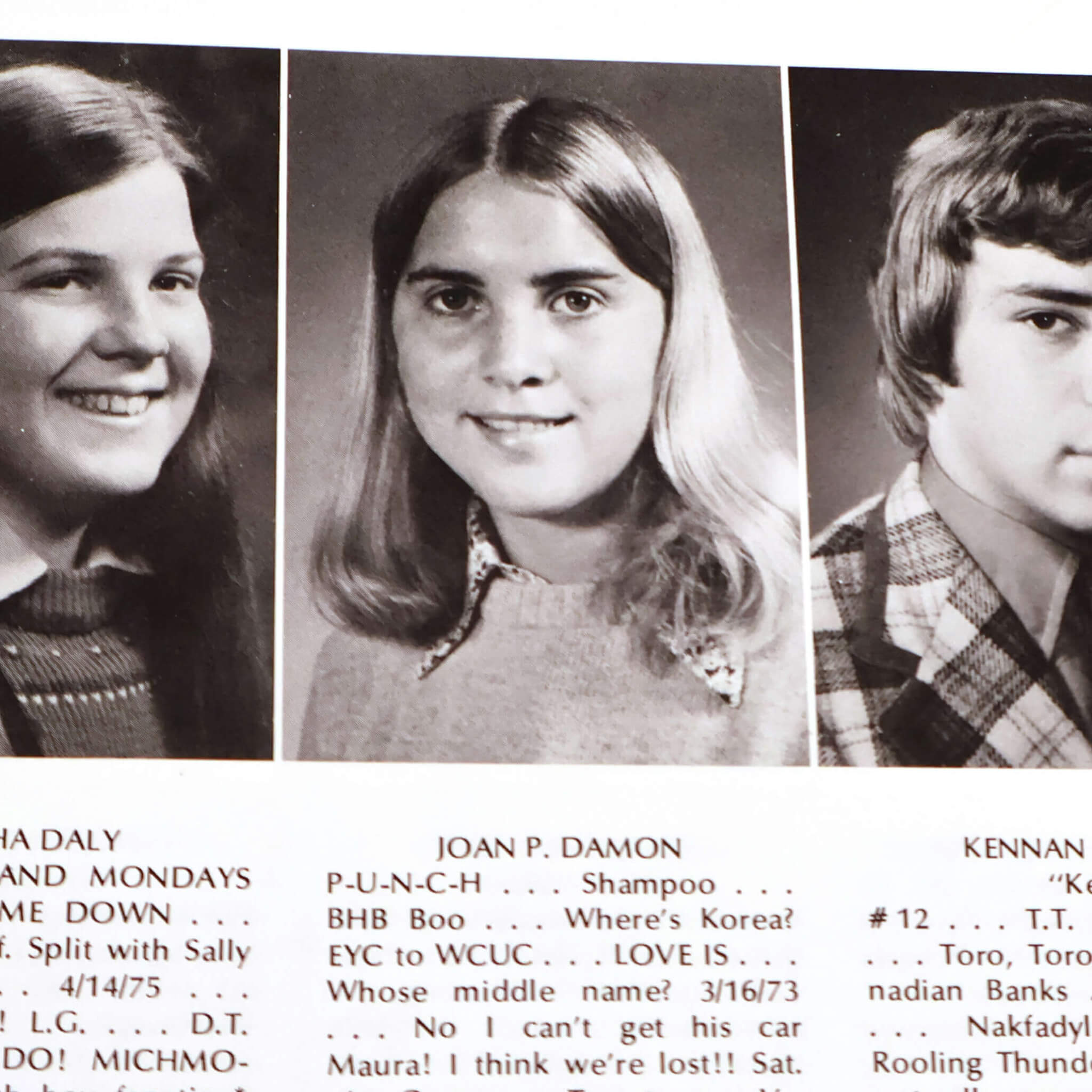Joan Damon in 1976, before she became Joan Bero.