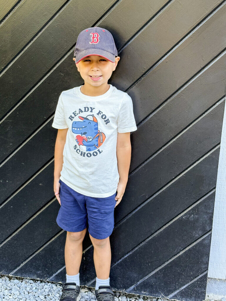 Brandt D’Agostino, 6, is beginning kindergarten at Thoreau Elementary School.
