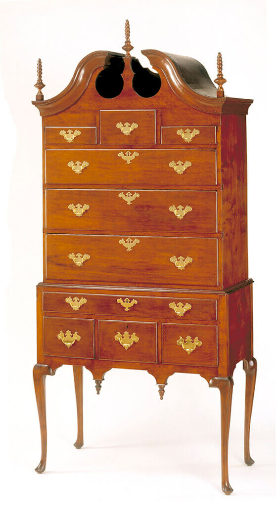 A high chest c. 1770 owned by the Emerson family is in the exhibit “Whose Revolution.” From the Acton Museum Collection