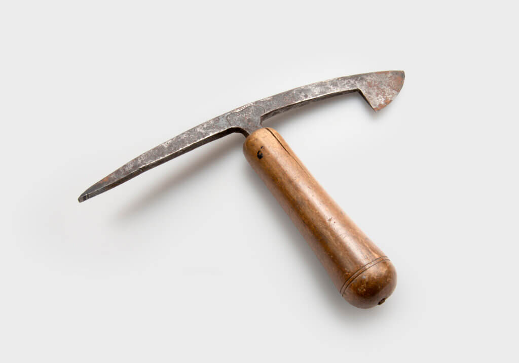 Gershom Swan, great-grandfather of Acton Museum founder Cummings Davis, used this 18th-century tool called a twivel to pry open crates of East India Tea Co. tea. From the Acton Museum Collection