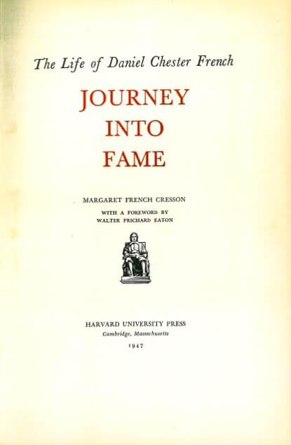 In “Journey into Fame,” a biography about French written by his daughter Margaret French Cresson, she talks about a poem that Mackintosh wanted to give to French after French’s death in 1931. Courtesy photo