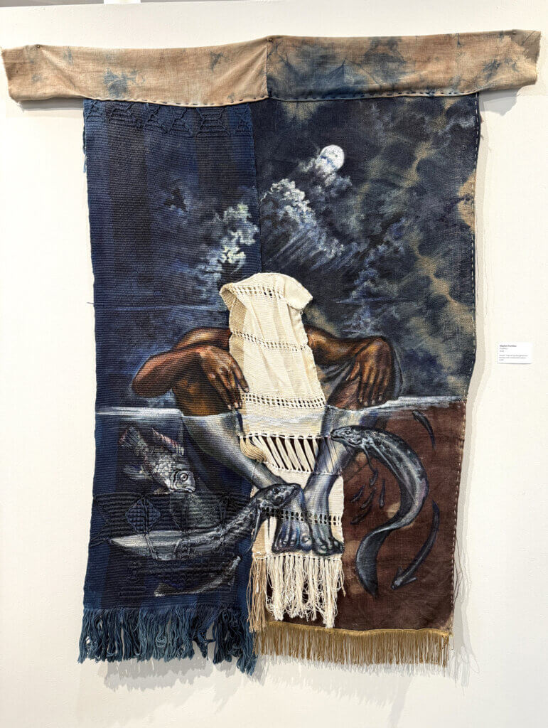 “Caul-born” by Stephen Hamilton, a Boston artist. Photo: Laurie O’Neill/The Acton Bridge