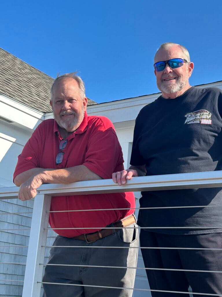 Joe Soberg (left) and brother Dana Soberg. Courtesy photo