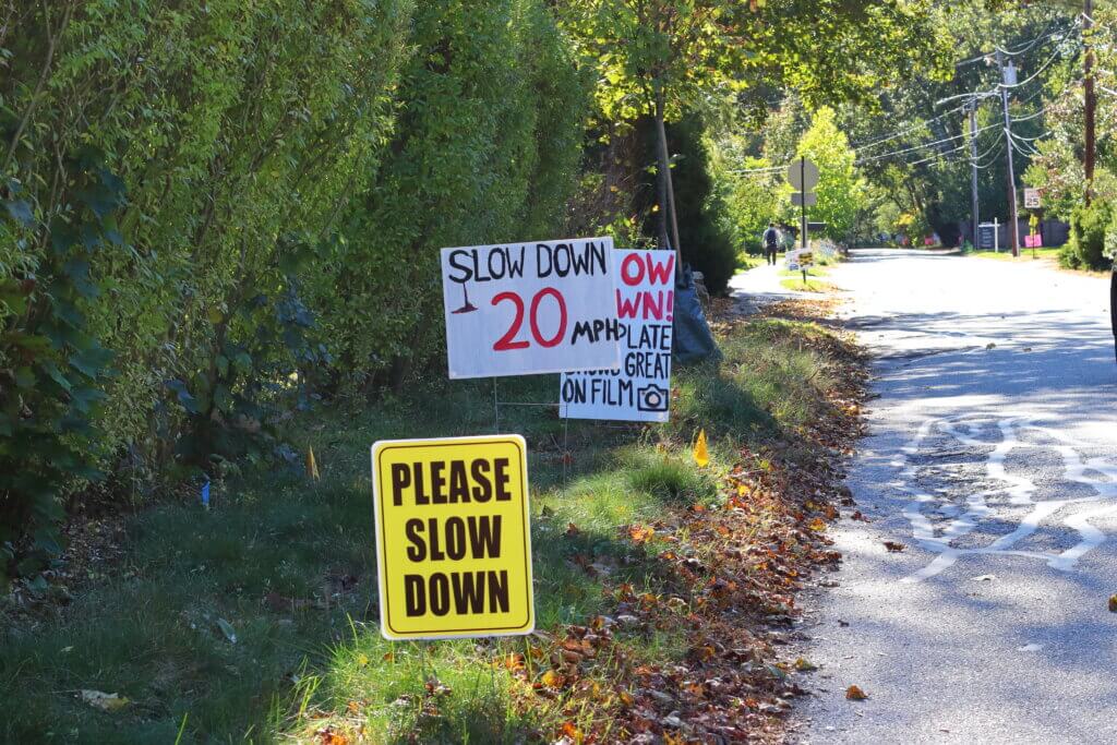 Upland Road has become a focal point for traffic safety concerns after multiple accidents. Photo: Trace Salzbrenner/ The Acton Bridge