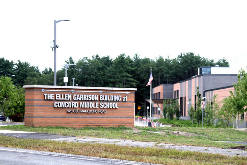 Six months after its opening, the new Ellen Garrison Building at Acton Middle School is welcoming students for its first full year of operations. Photo: Dakota Antelman/The Acton Bridge