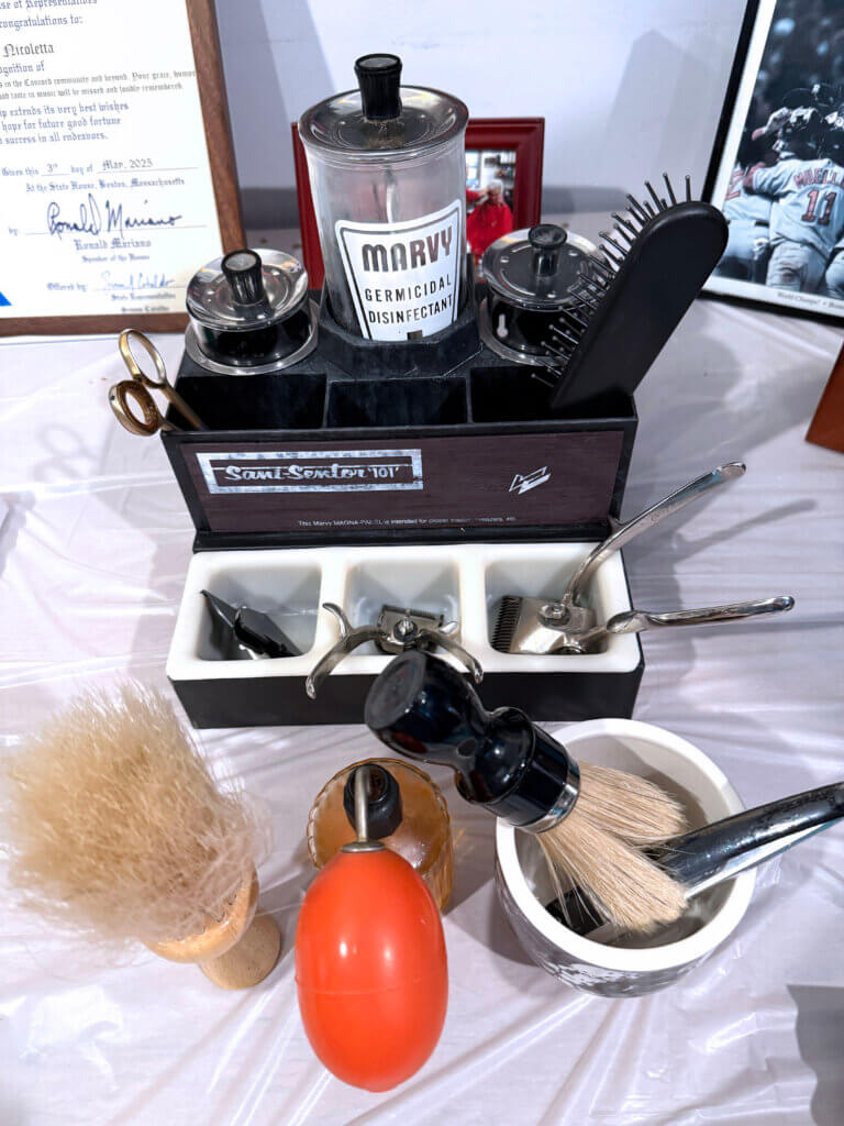 Nicoletta’s early tools of the trade included manual clippers. Photo: Laurie O’Neill/The Acton Bridge