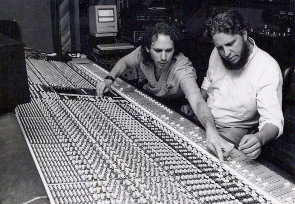 Mark Tanzer and Bob Lawson in the studio. Courtesy photo