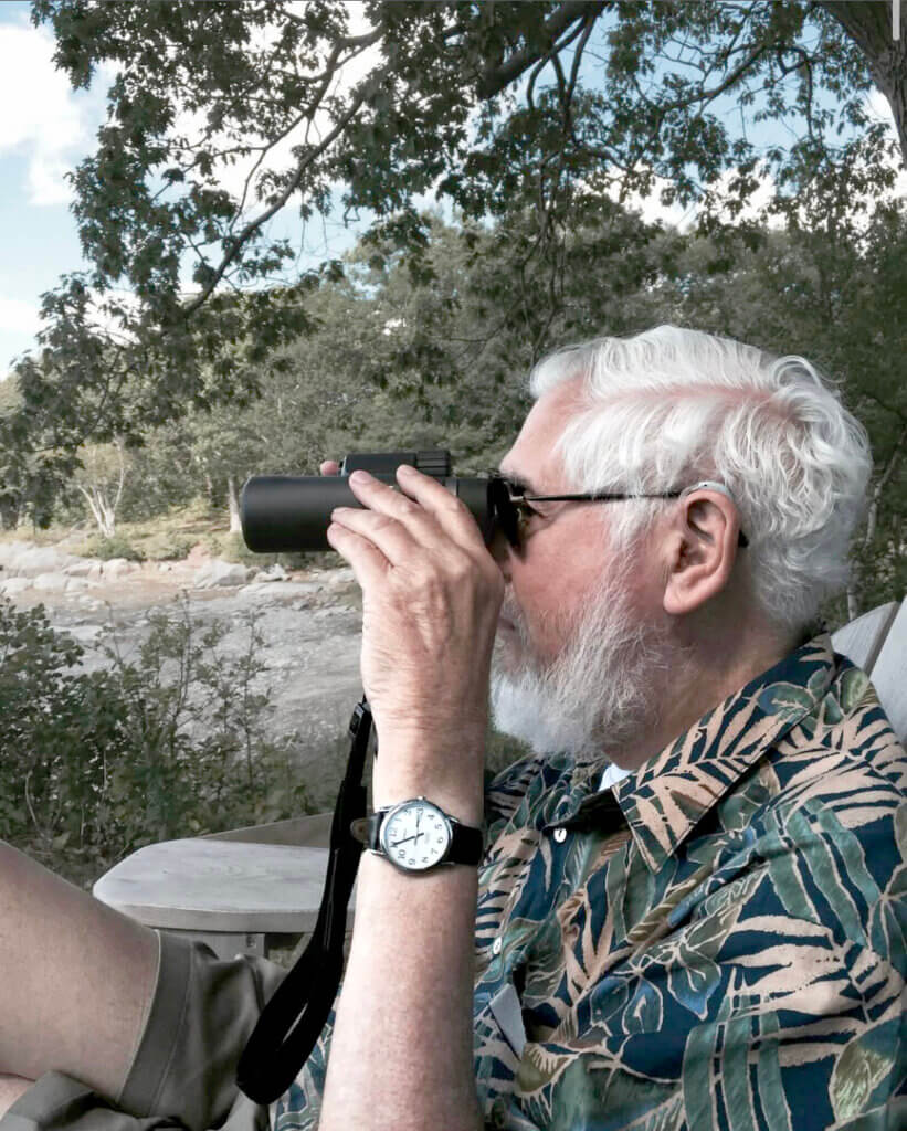 Stoddard enjoys the view while in Friendship, Maine, in summer 2015. Courtesy photo