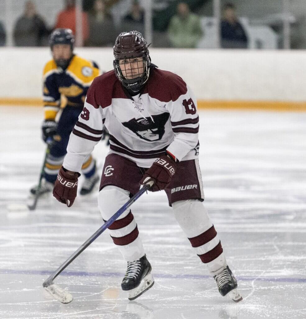 Tommy McKenna in pursuit of his first goal of the season. Photo by Hugh Finnerty