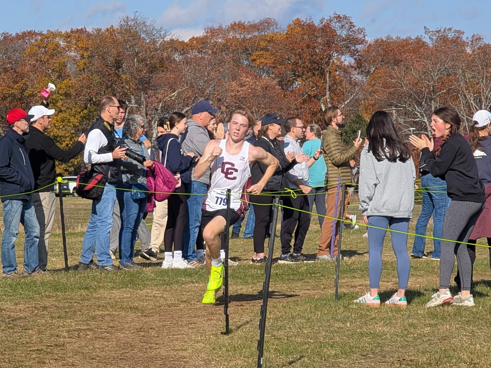 Joey Bodenrader ran second overall on the day in the Division 1B sectionals. Photo by Adam Synnestvedt.