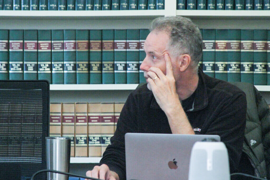 Select Board Chair Mark Howell said he won’t seek a second term on the panel, setting up an open race for his seat. Photo: Dakota Antelman/The Acton Bridge