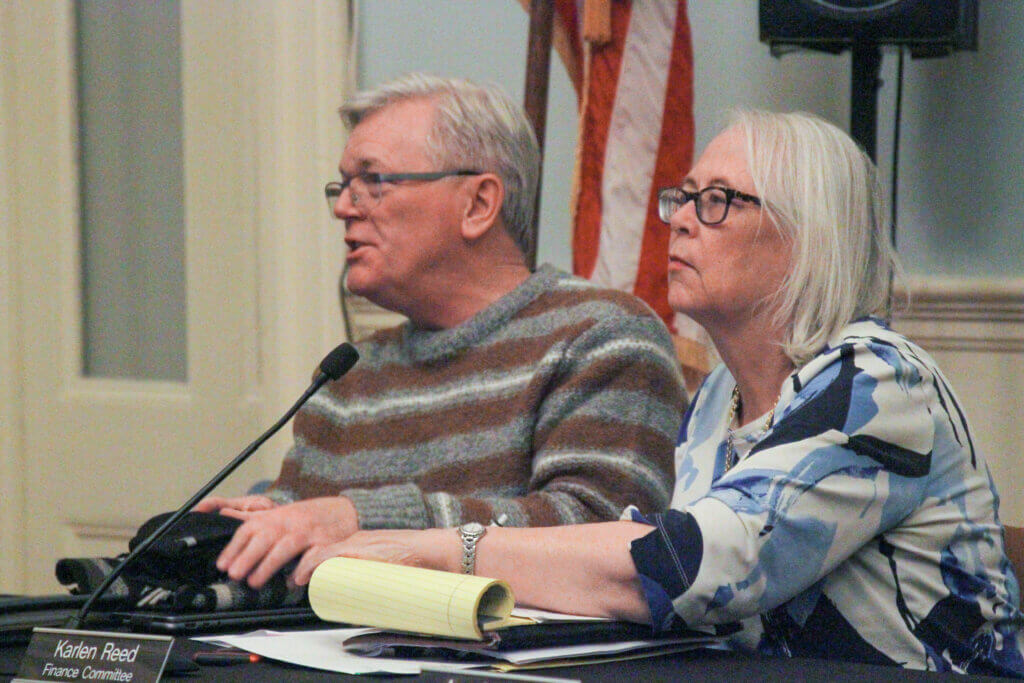 Current Finance Committee Clerk Karlen Reed was the first person to declare for this year’s election season when she announced her candidacy for town moderator. Photo: Dakota Antelman/The Acton Bridge