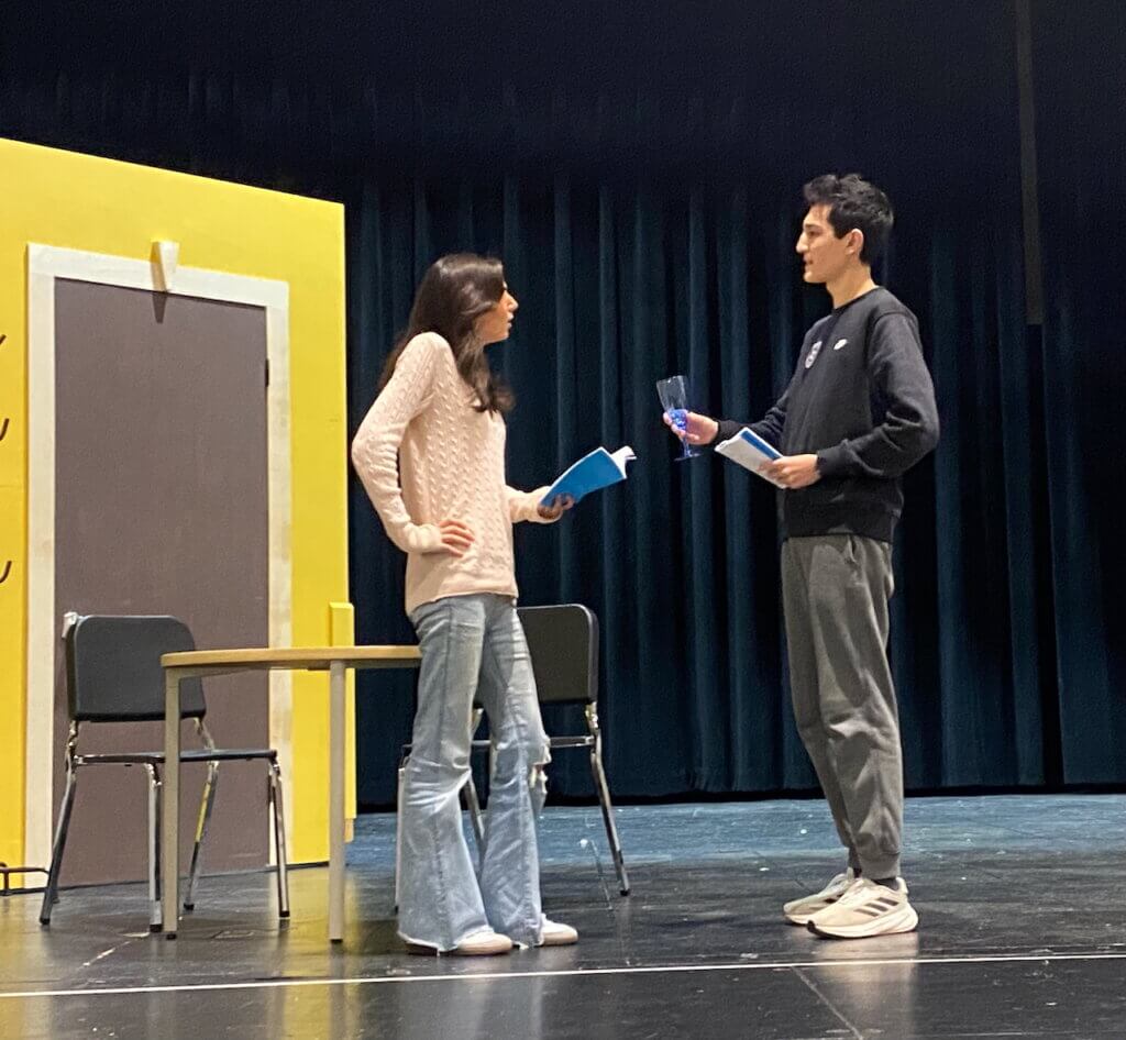Sophia Chopas (Suzanne) and Charles Mastromarino (Picasso). Photo by Joanna Stearns