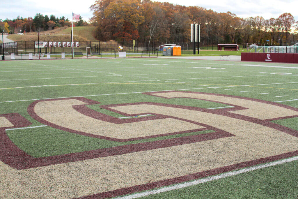 Amenities building supporters say new bathrooms at Memorial Field will bring the stadium into compliance with the Americans with Disabilities Act and state plumbing code. Dakota Antelman/The Acton Bridge