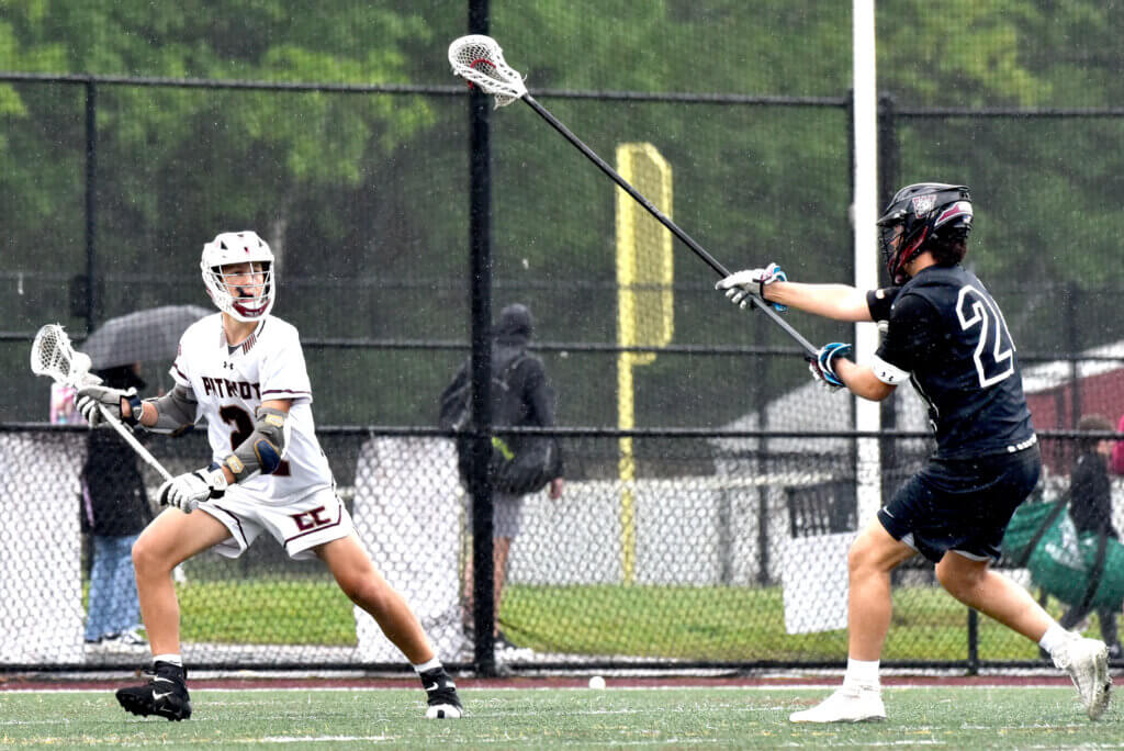 Lukas Lundberg prepares to pass the ball.