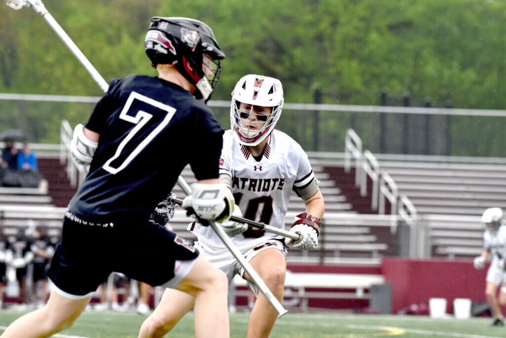 David Thut ready to avoid a Weston player.