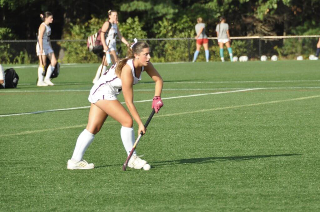 Center back Ally Couto holds the line. Photo by David Clancy