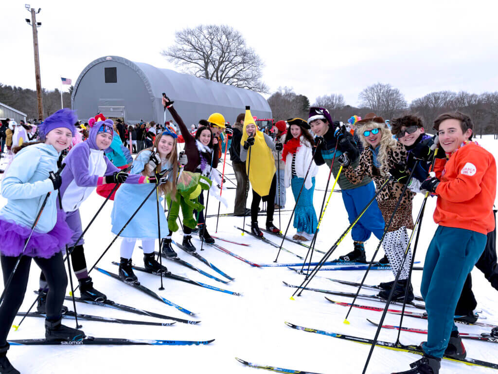 The day after states, the teams participated in the annual Weston Sprints races, where costumes are the featured attire. Photo by Jeff Campbell