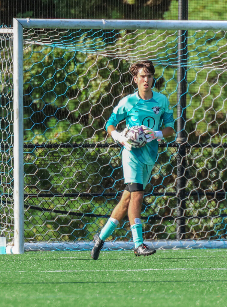Goalkeeper Niko Kocic posted two consecutive strong starts. Photo by Rebecca Woodward