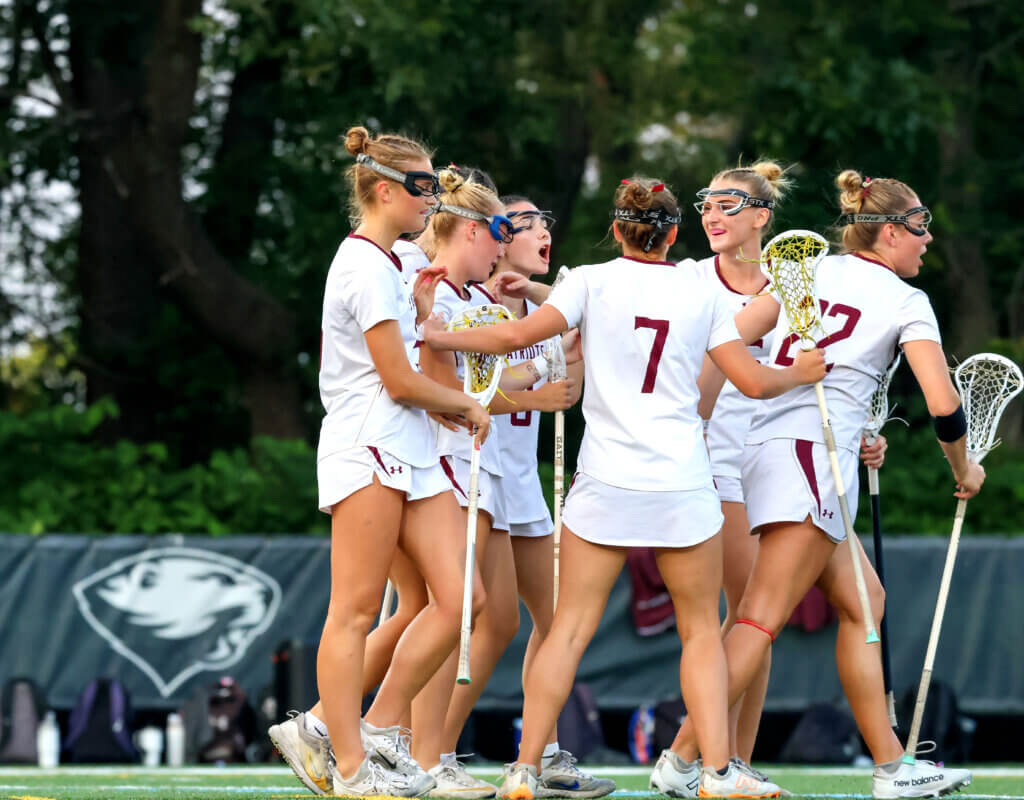 The Patriots celebrate a goal during their June 12 championship win. Photo by Janel Apuna