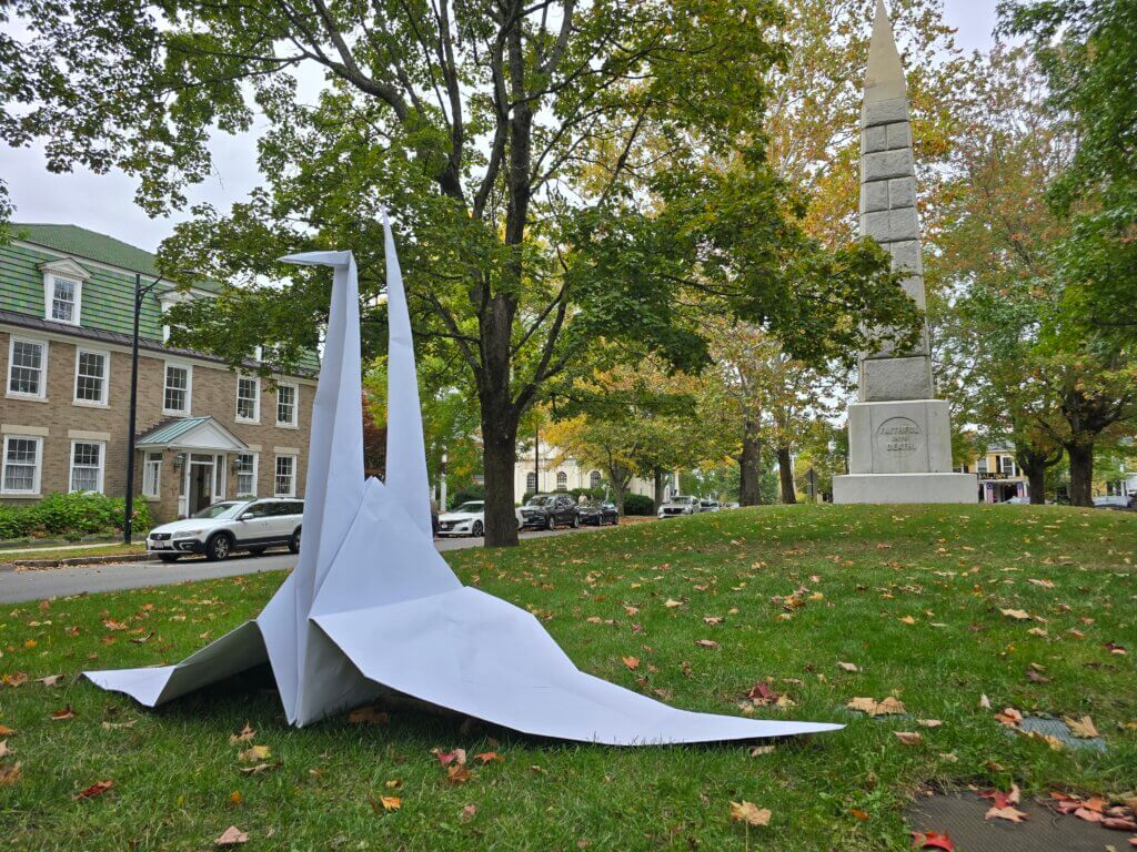 Acton Peace Crane photo by Tim Nagaoka