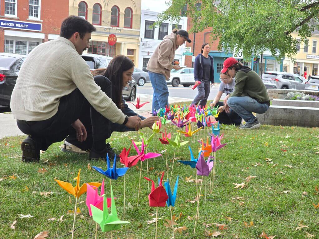 Acton Peace Crane photo by Tim Nagaoka