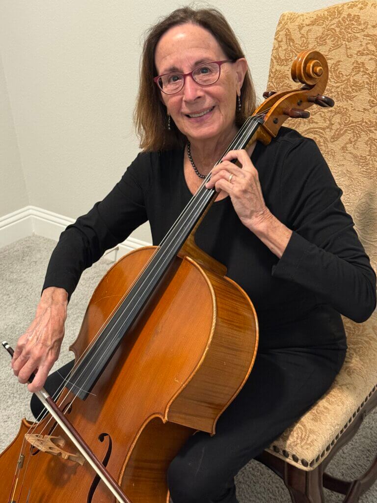Concordian Marian Levinstein is a cellist with the orchestra. Courtesy Photo