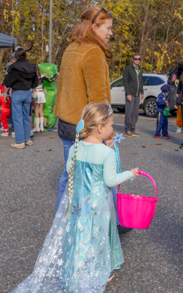 Charlotte Brooks, who turns 4 next month, takes a regal stroll. Photo: Jean Fain/The Acton Bridge