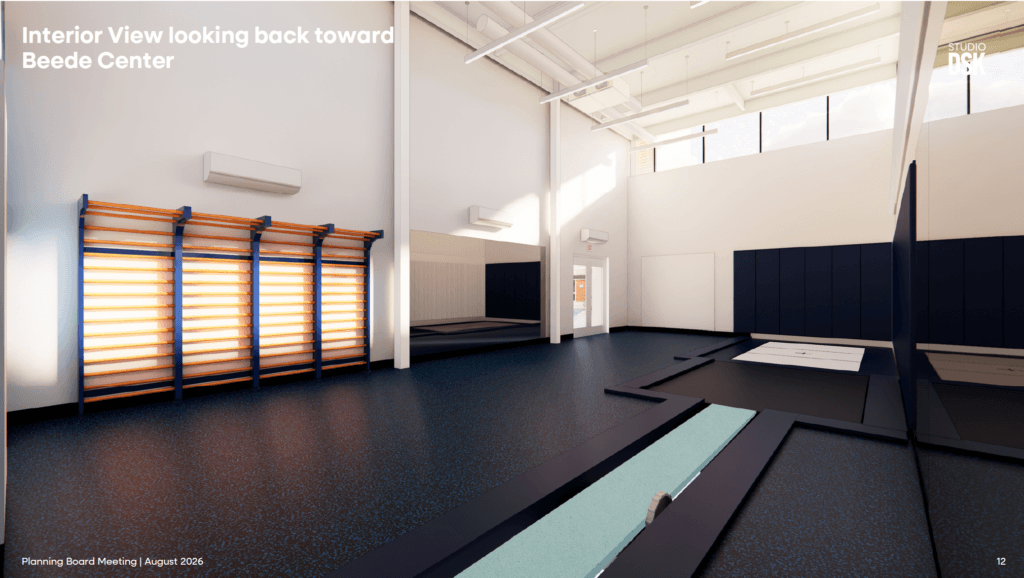 New illustrations envision the view inside the Maisey O’Donnell Dryland Training Center. Image via StudioDSK