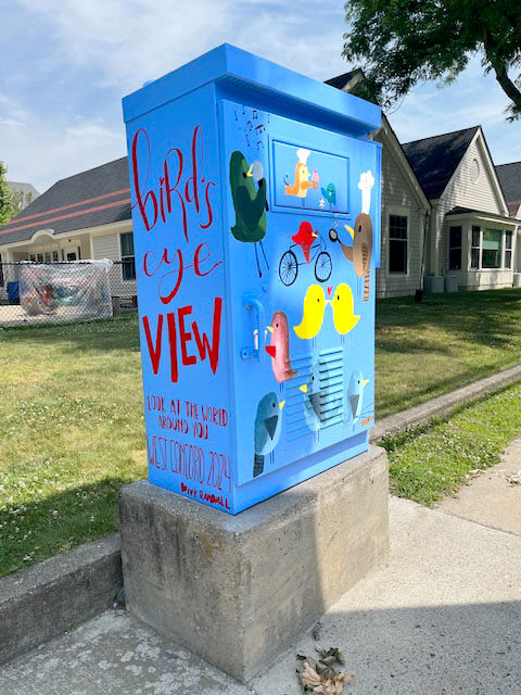Ivy Randall's handiwork at Main and Church. Photo courtesy of Mimi Graney