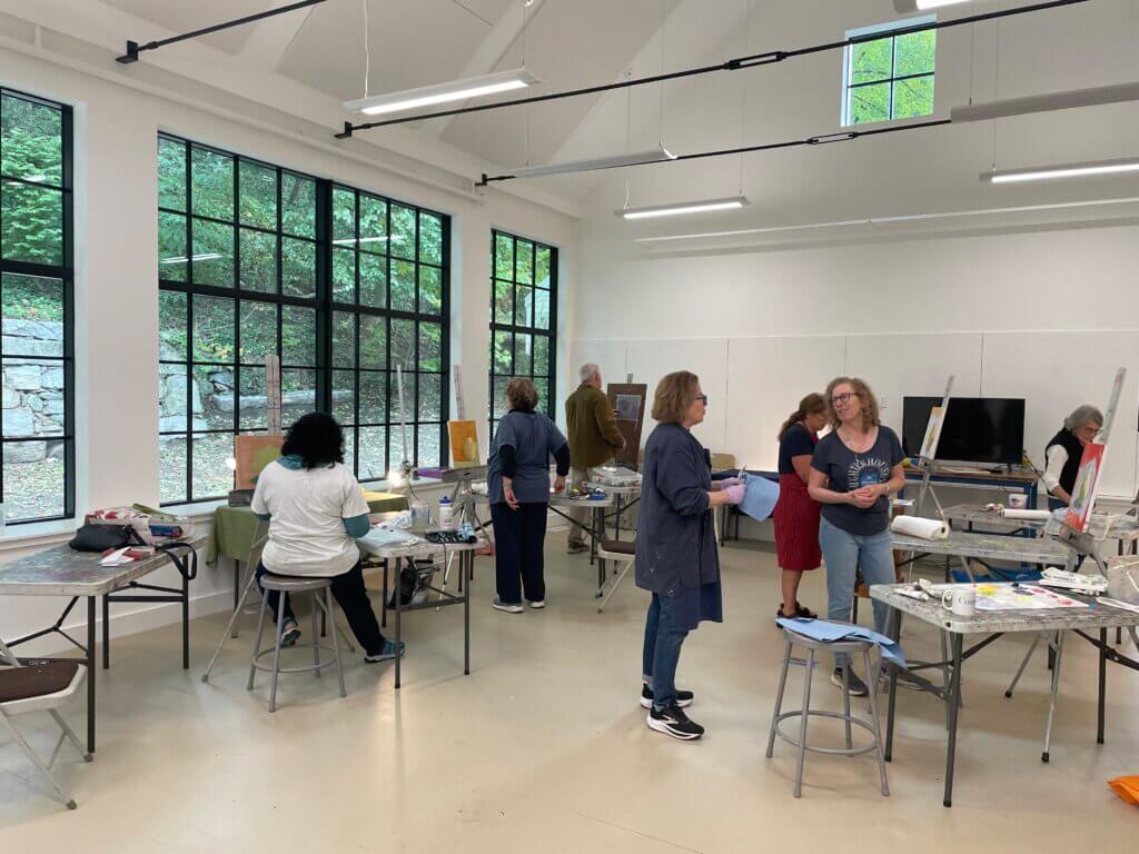 The newly opened Art Barn is already seeing activity from local artists, as well as workshops and classes hosted by Acton Art. Photo by Alden Parker