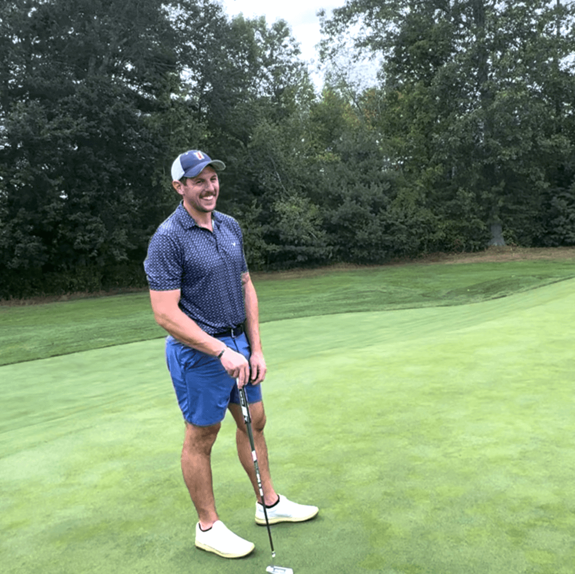 Army veteran James Cacciapaglia was among 27 veterans who played in the Thomas R. Huckins Memorial Golf Tournament. Courtesy photo