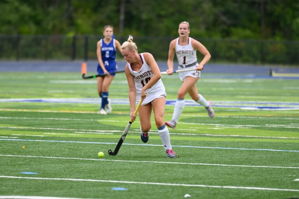 CCHS’ Lindsay Cain seeks to add to her two-goal tally. Photo by David Clancy