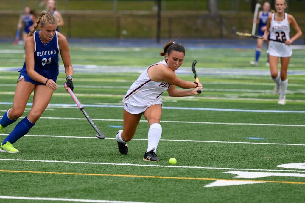 Patriots midfielder Ceci Clancy winds up. Photo by David Clancy