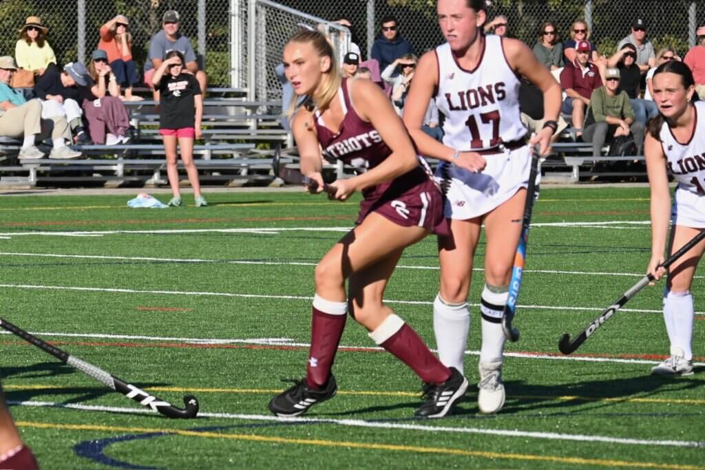 Scarlett Mirak on her way to a hat trick against Chelmsford. Photo by David Clancy