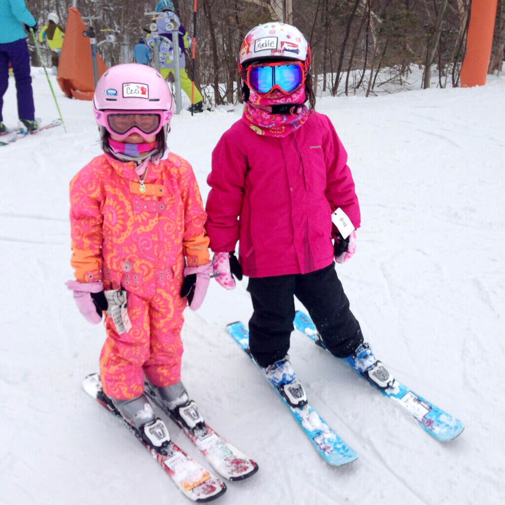 Maddie and Ceci Clancy have been skiing together since childhood. Photo courtesy of David Clancy
