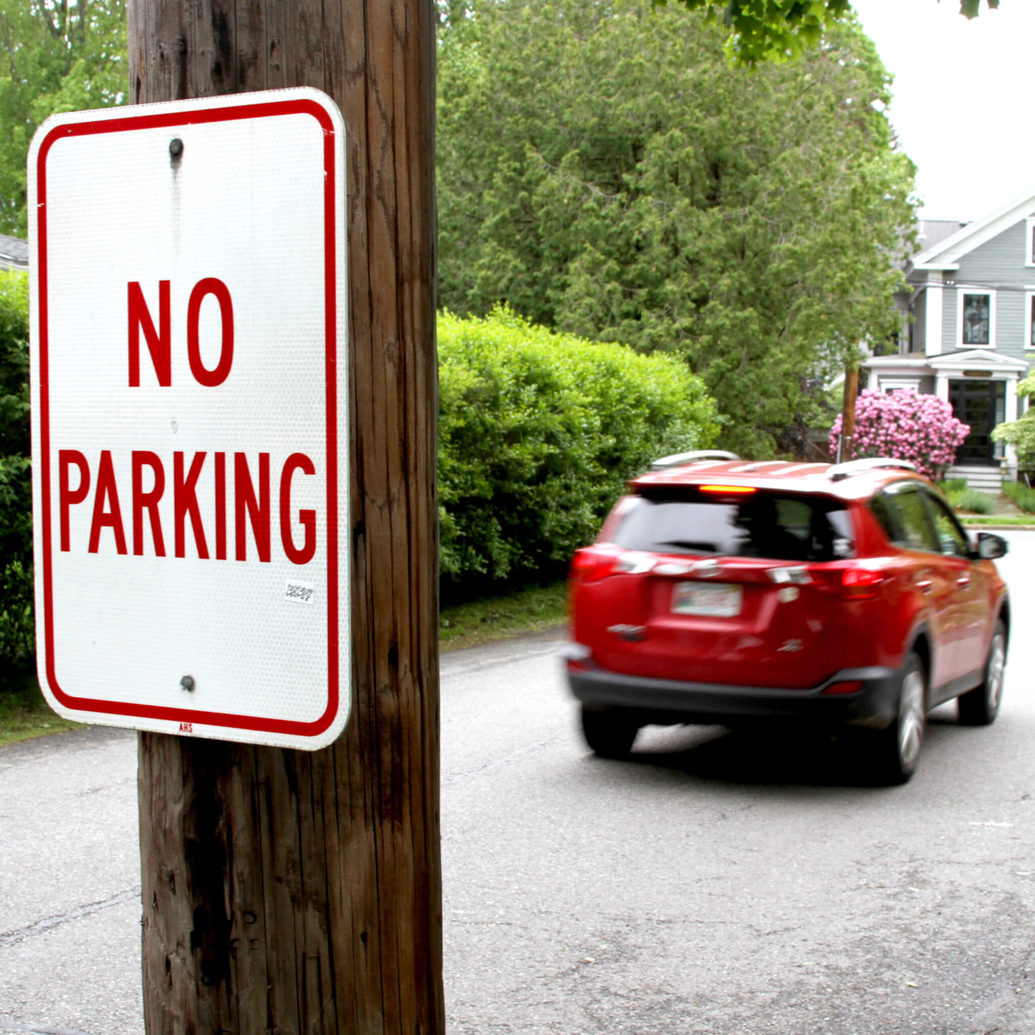 Some residents of Academy Lane, Belknap Street, and surrounds worry a pair of Town Meeting articles will worsen existing problems with drivers who flout parking rules. Photo: Dakota Antelman/The Acton Bridge