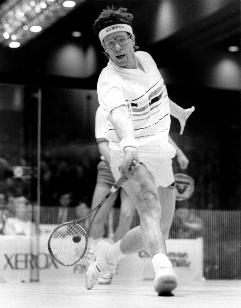 John Nimick played competitive squash for more than 20 years and now produces public squash events. Courtesy photo
