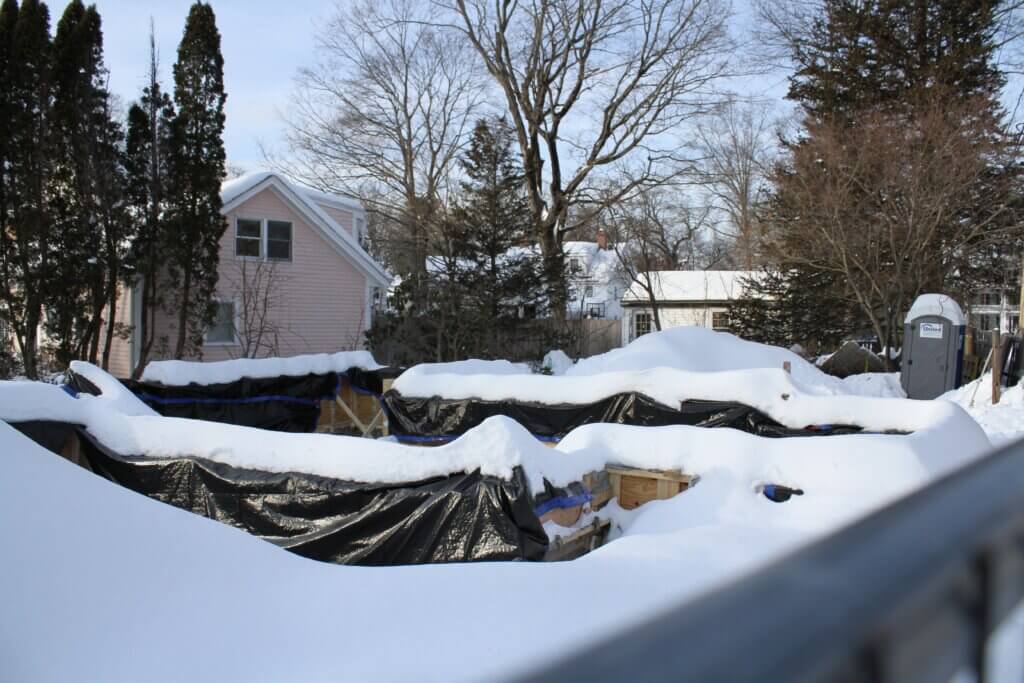 Nancy Allam hopes to go from foundation to a finished home at 36 Cottage Lane over the coming months. Photo: Dakota Antelman/The Acton Bridge