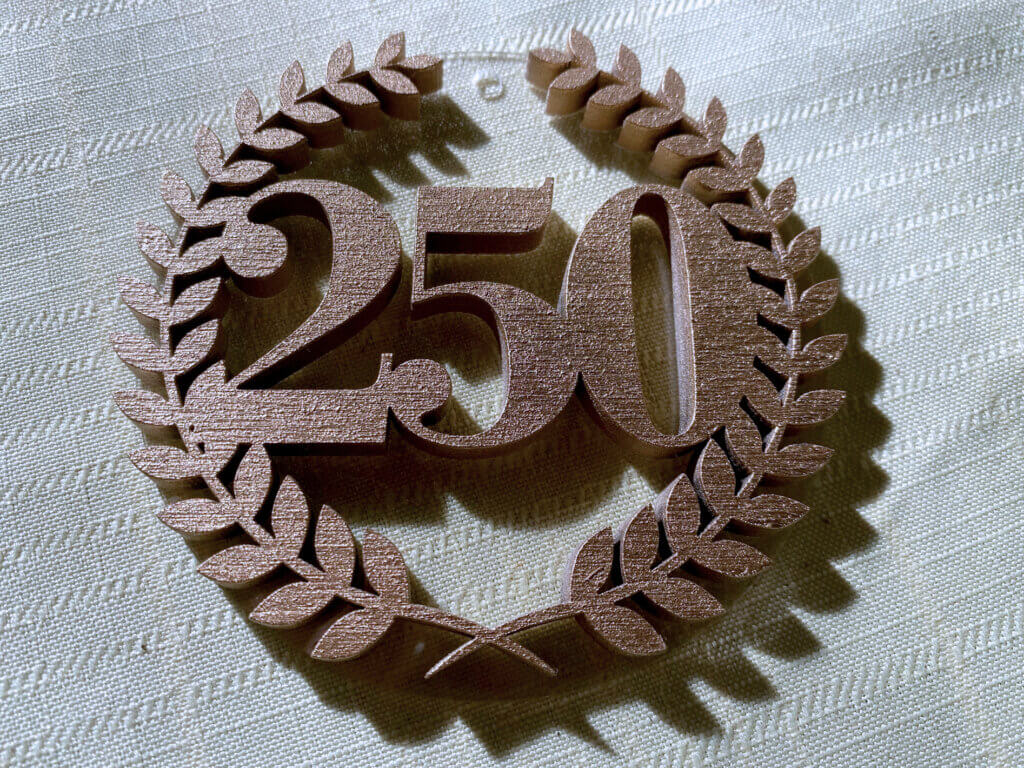 Designed by Faye Allen, this medallion will be planted among the window boxes and urns filled with flowers. Photo by Margaret Carroll-Bergman