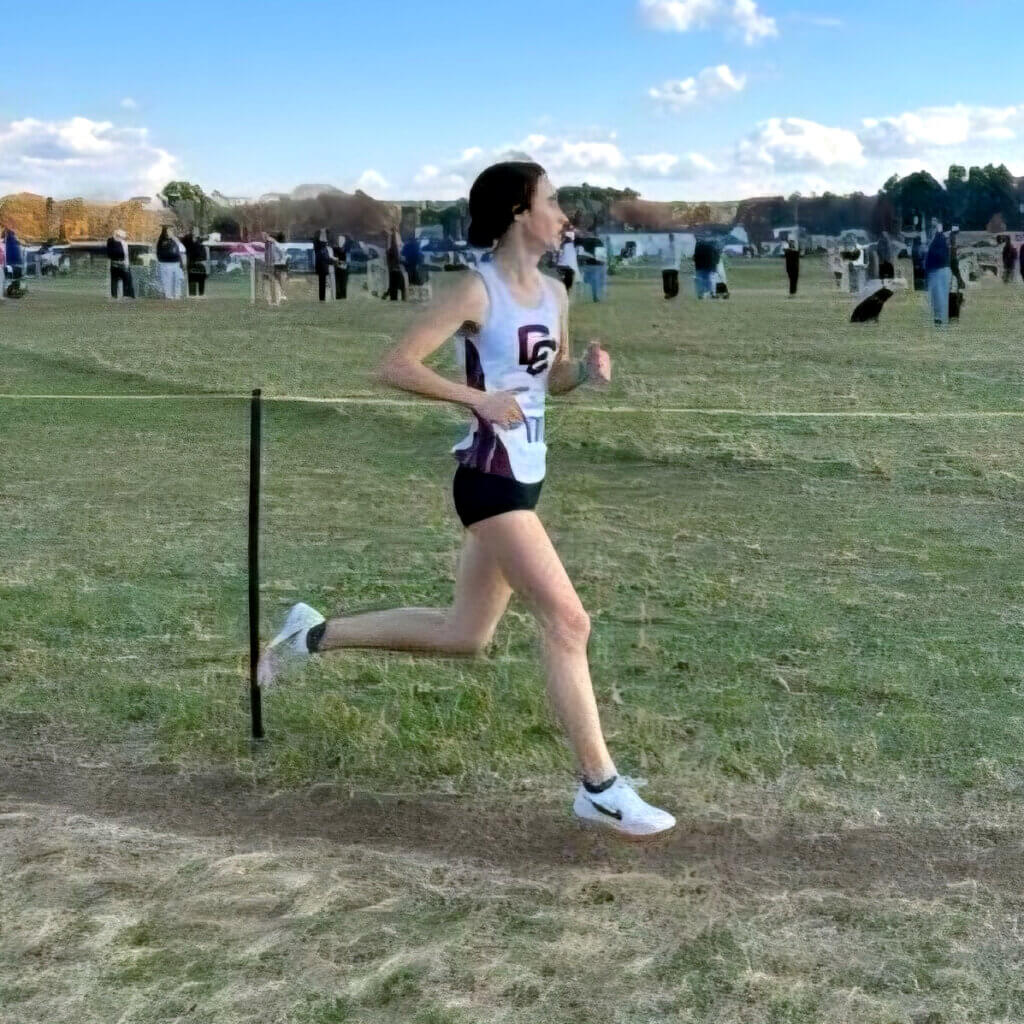 Maria Chopas cruised through the competition to become MIAA Division 1B sectional champion, posting a time of 18:37.40. Courtesy photo