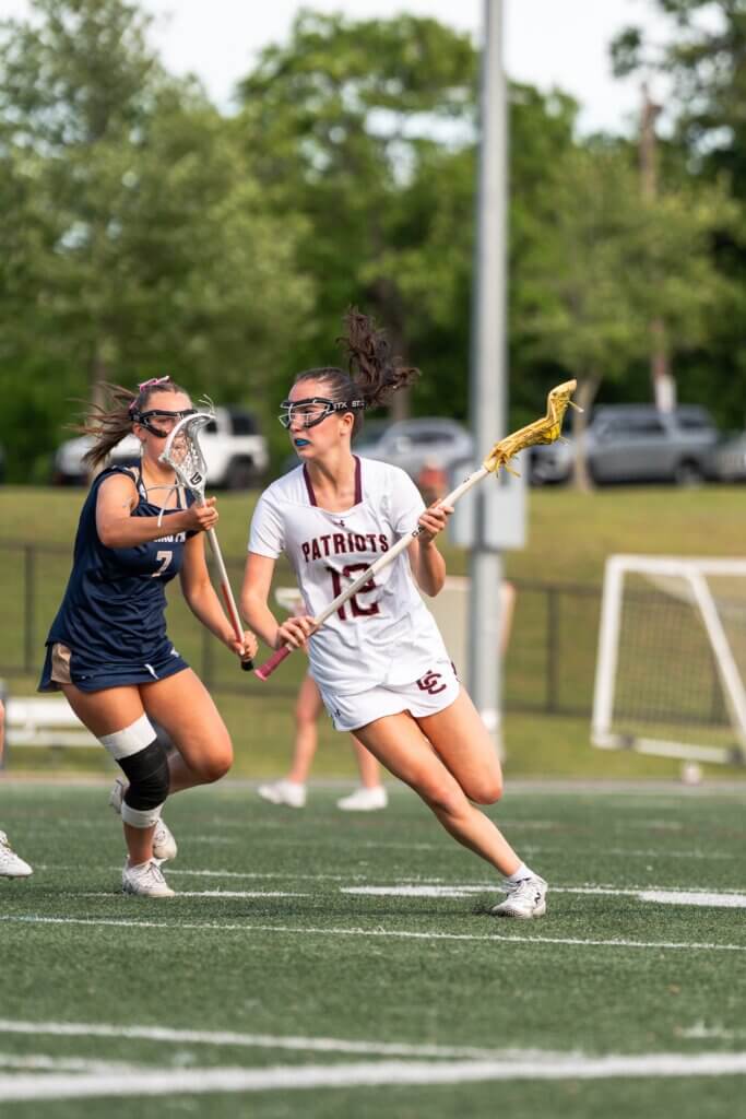 Maya Feloney cuts through Lexington's defense. Photo by Aidan Moroney