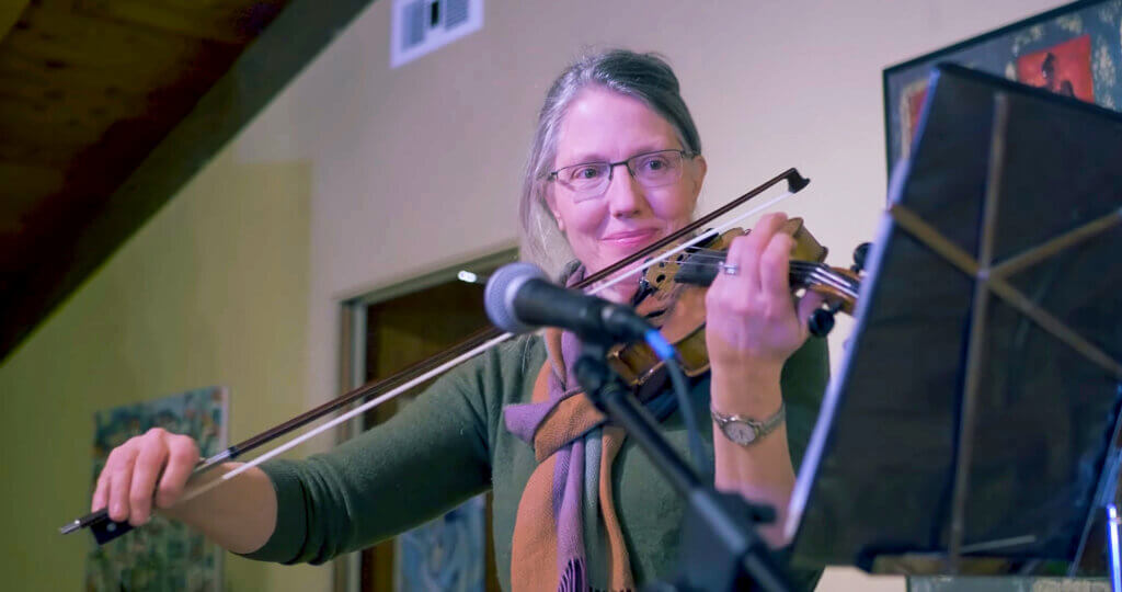 Violinist Kristin Moore says she prefers to play in an ensemble rather than as a soloist. Courtesy photo