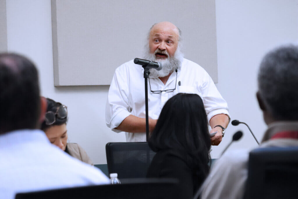 Acton resident Craig Awmiller has highlighted antisemitism as a public safety threat in recent weeks. Photo: Trace Salzbrenner/The Acton Bridge