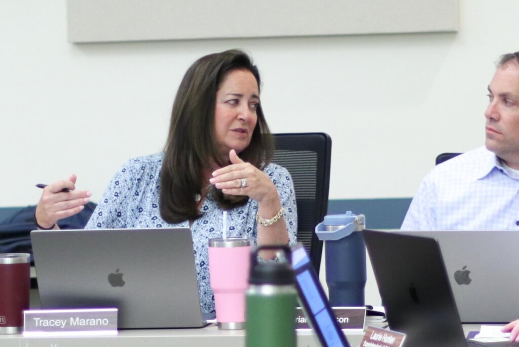 Regional School Committee Chair Tracey Marano said the committee is expected to approve the policy updates at its June 3 meeting. Any other updates would come later. Photo: Trace Salzbrenner/The Acton Bridge