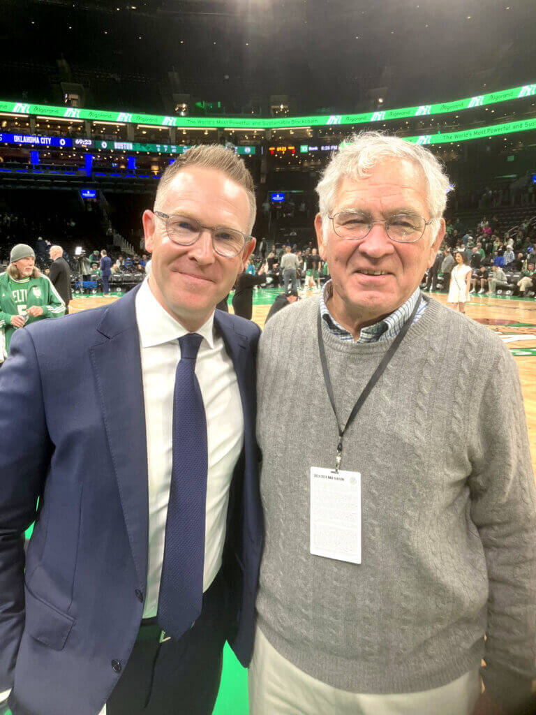 Sam Presti and Ken Anderson. Photo courtesy of Ken Anderson