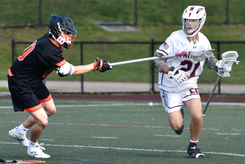 Attack Lukas Lundberg heads down the field. Photo by Cris Van Dyke