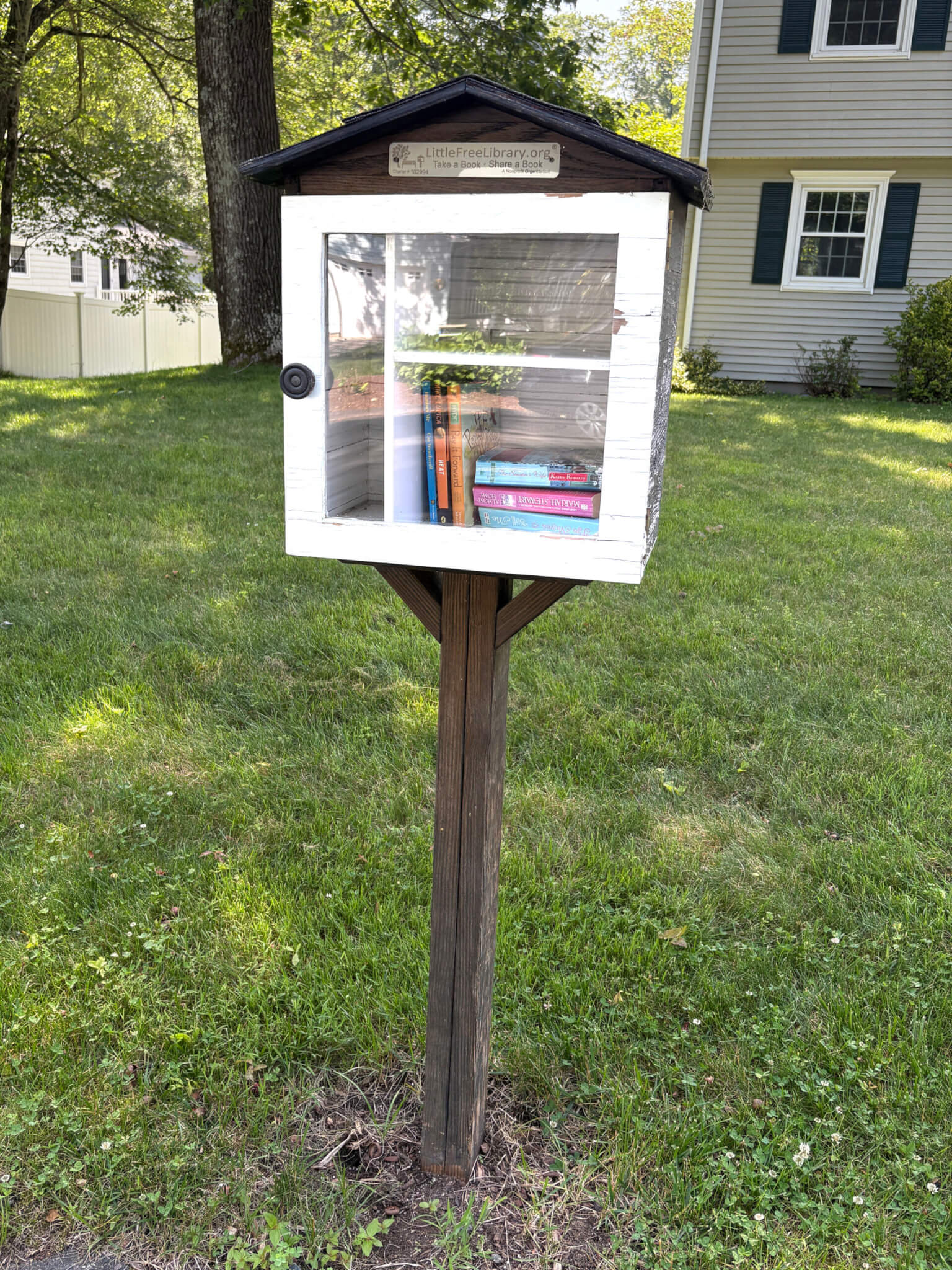 The Liberty Little Free Library on North Branch Road. Photo: Christine M. Quirk/The Acton Bridge