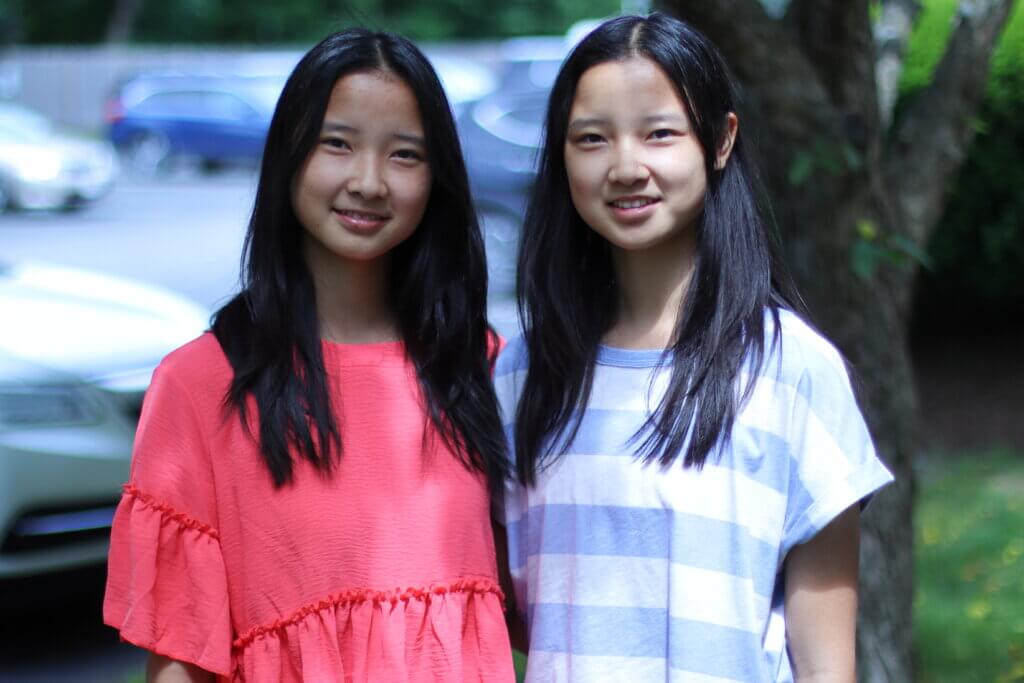 Cici, left, and Alisa Zou have been making art for as long as they can remember. Photo: Trace Salzbrenner/The Acton Bridge