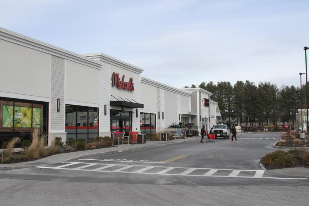 Maynard Crossing boats big box stores like Michaels and Tractor Supply Co. Some in Acton say these wouldn’t be a good fit for the former state prison. Photo: Dakota Antelman/The Acton Bridge